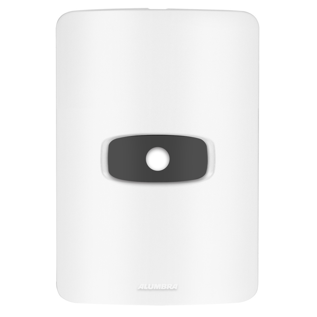 Placa Saída De Fio 4x2 - Alumbra Gracia Branco / Preto - Gbp039