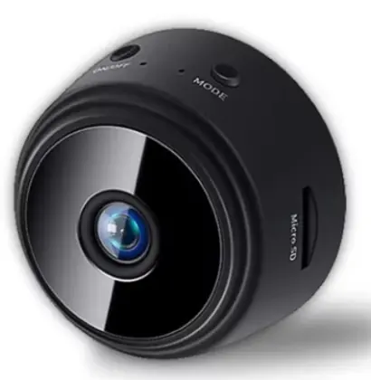 Mini Camera Espiã Sem Fio Visão Noturna Wifi Com Gravador De Voz