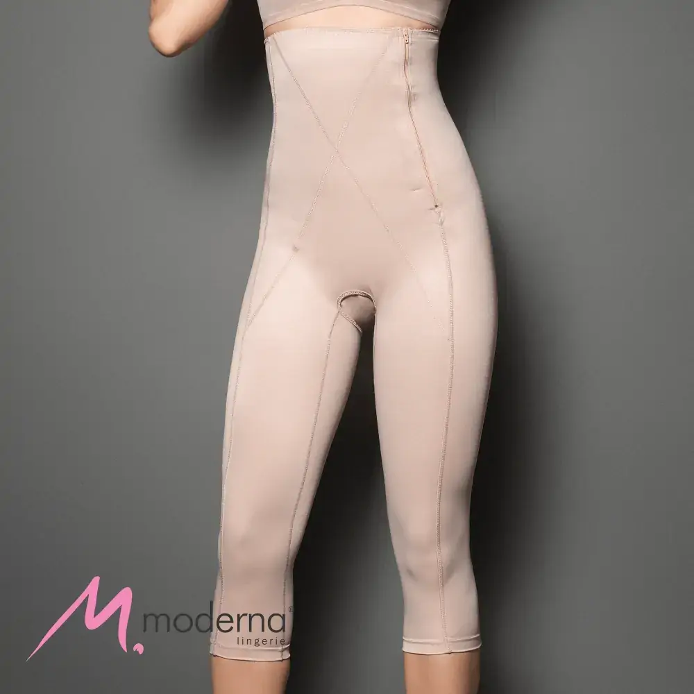 Cinta Longa Em Setinete Para Lipo Alta 538 - Bege - Cor: Unico Tam: G