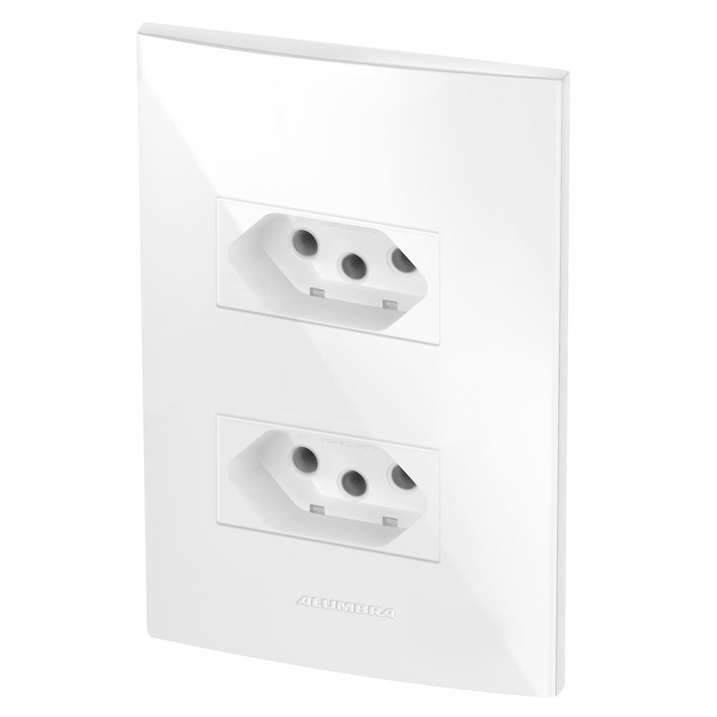 Conjunto 2 Tomadas 10a - Alumbra Inova Pro - 85057