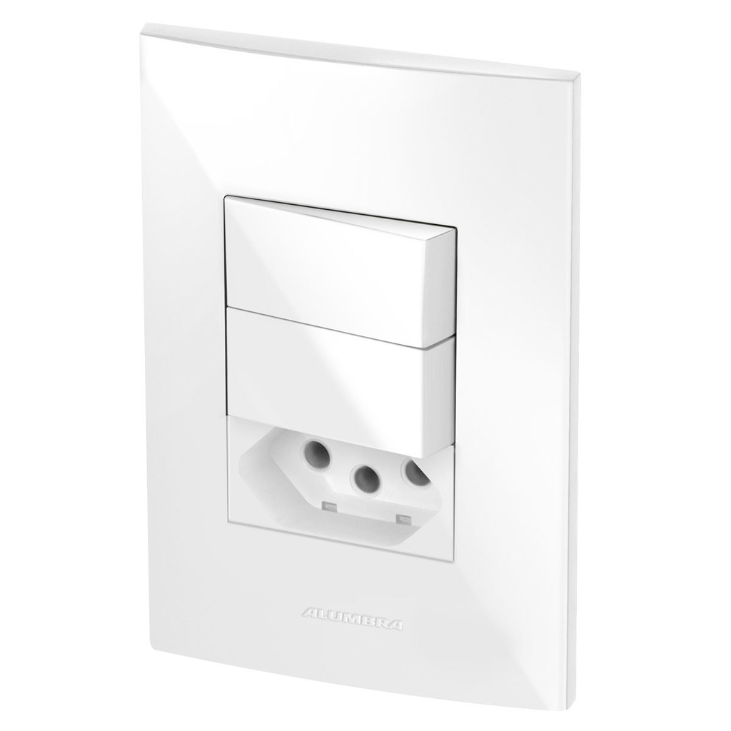Conjunto 2 Paralelos + 1 Tomada 10a - Alumbra Inova Pro - 85054