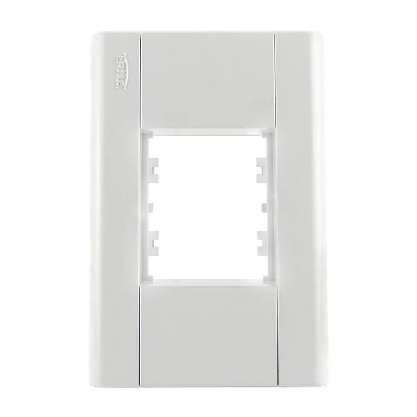 Placa 2 Módulos + Suporte 4x2 - Fame Modulare - 0072