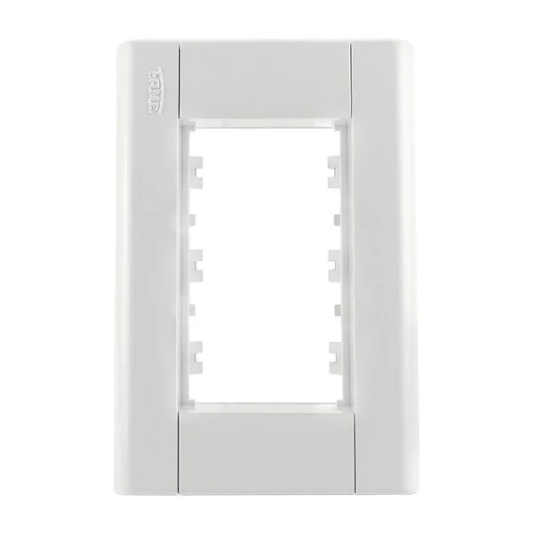 Placa 3 Módulos + Suporte 4x2 - Fame Modulare - 0085