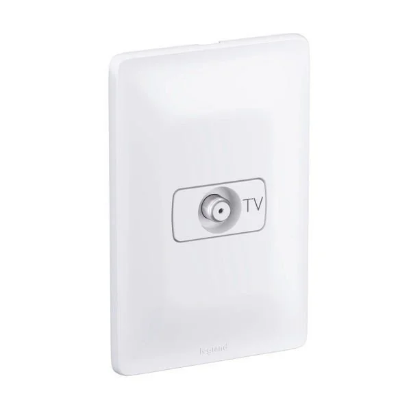 Conjunto 1 Tomada Tv Cabo Coaxial - Pial Zeffia - 680127