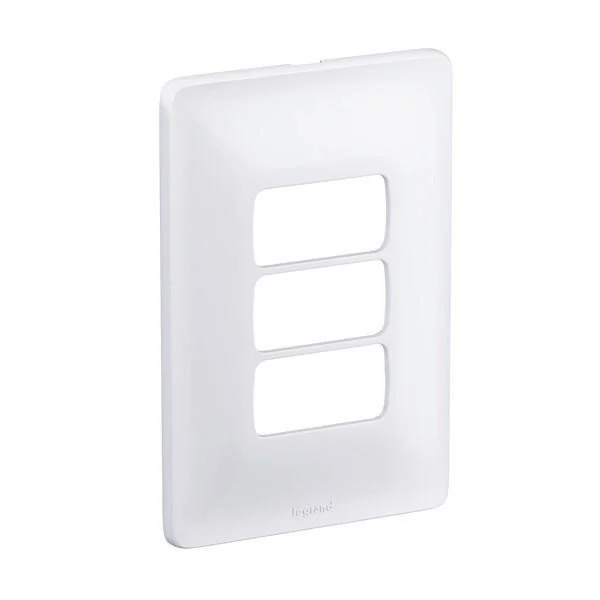 Placa 3 Módulos + Suporte 4x2 - Pial Zeffia - 680183