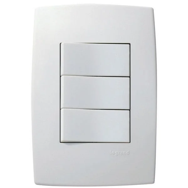 Conjunto 3 Interruptores Simples - Pial Plus - 613100