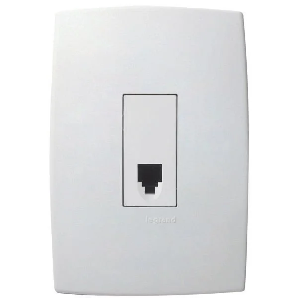 Conjunto 1 Tomada De Telefone Rj11 - Pial Plus - 615111