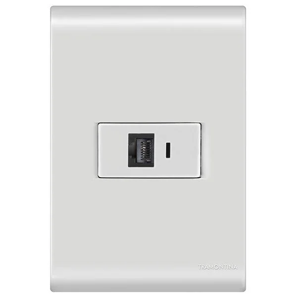 Conjunto 1 Tomada De Rede Rj45 - Tramontina Liz - 57170022