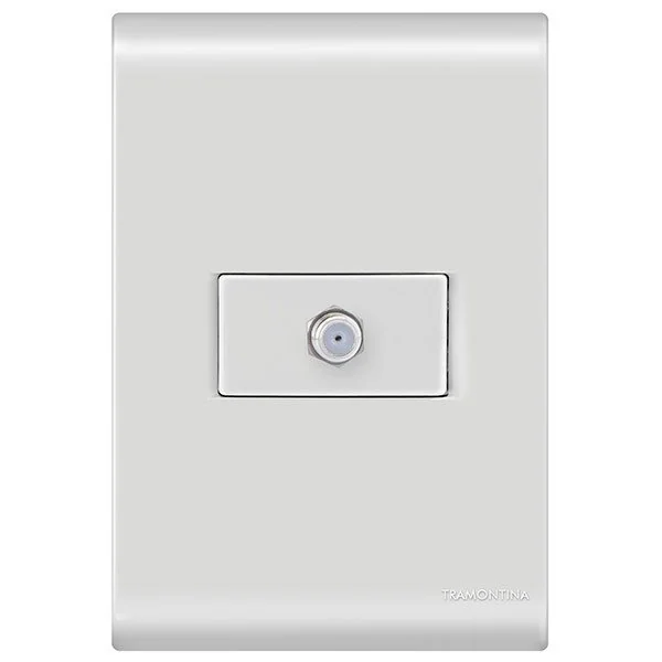 Conjunto 1 Tomada De Tv Cabo Coaxial - Tramontina Liz - 57170017
