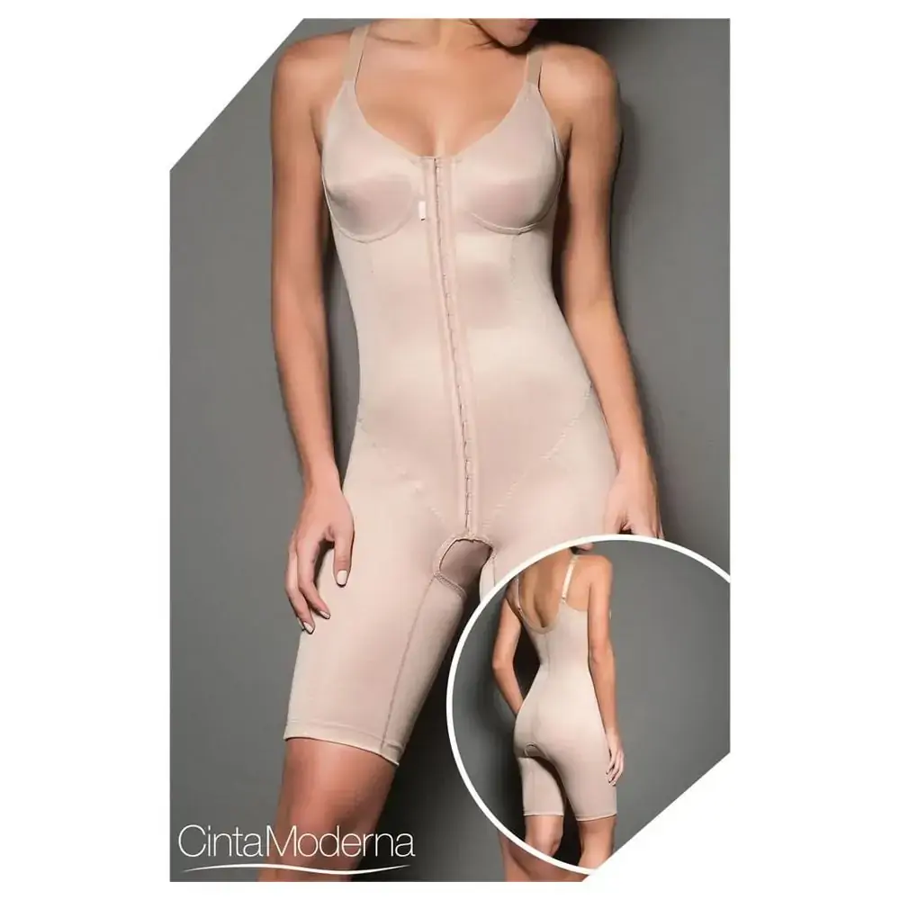 Modelador Curto C/Perna Aberta 432 - Cor: Bege Tam: 42