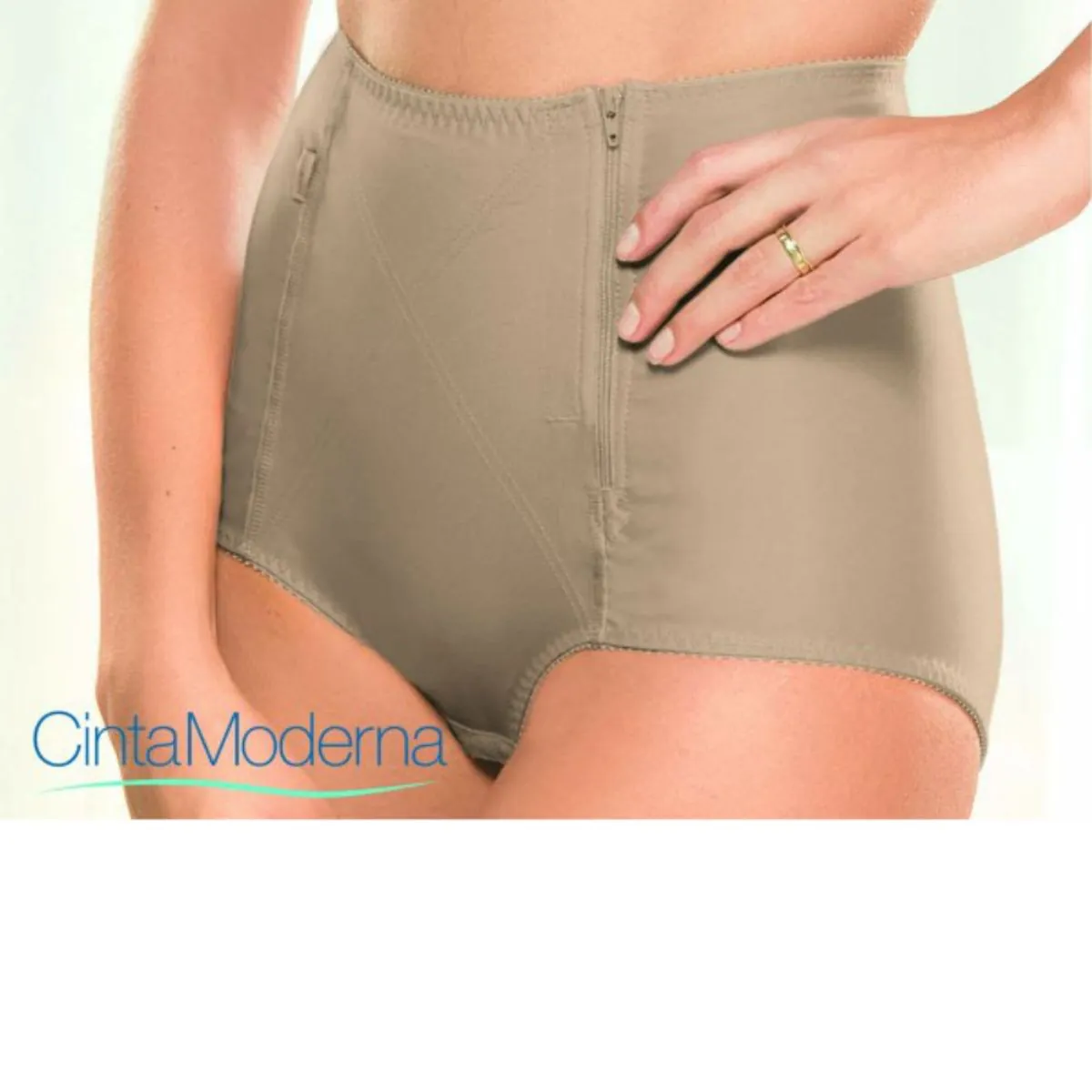 Cinta Calça Em Setinete 530 - Bege - Cor: Unico          Tam: 36
