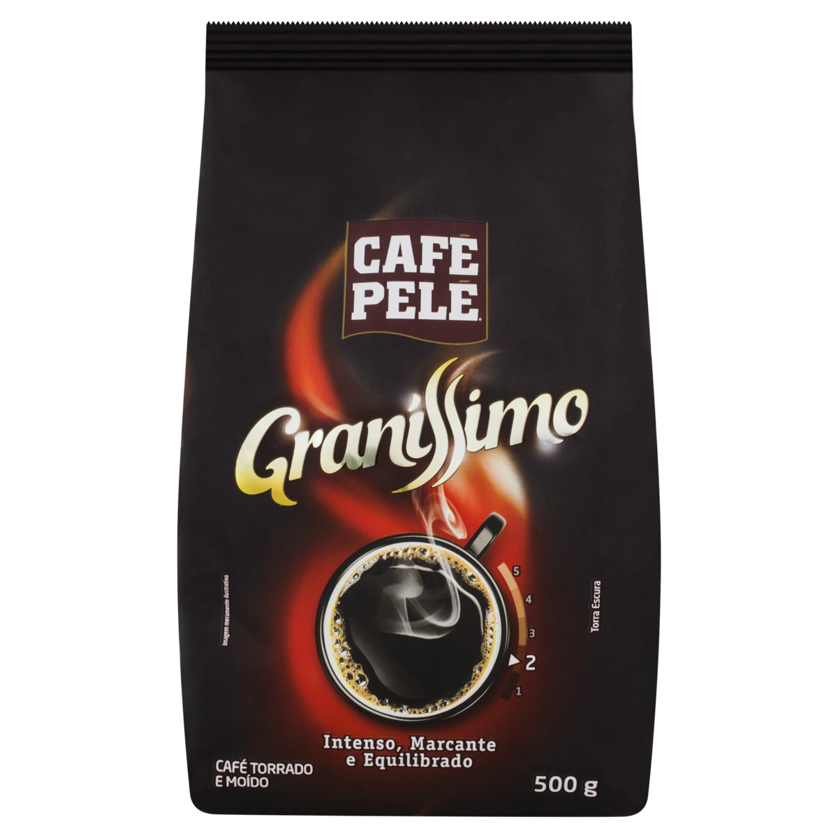 Café Torrado E Moído Intenso Café Pelé Graníssimo Pacote 500g