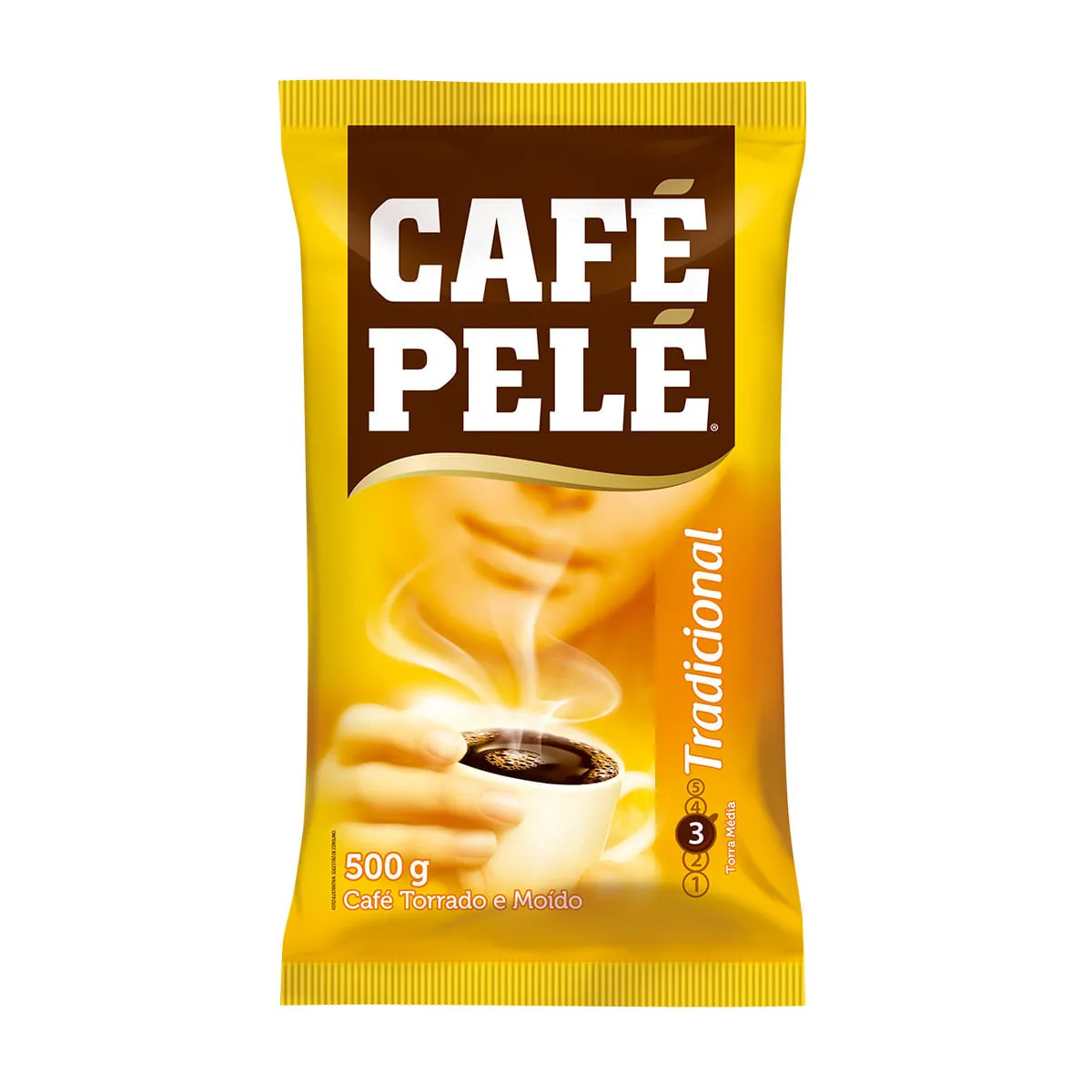 Café Torrado e Moído Tradicional PELÉ 500g