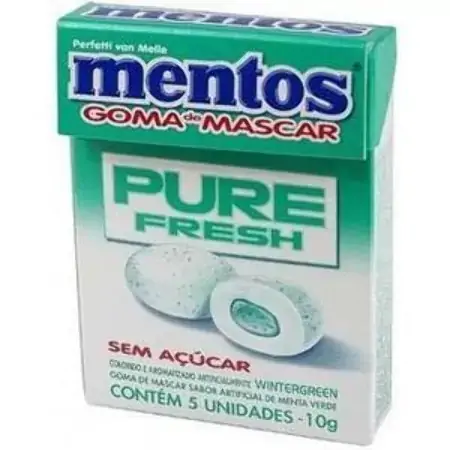 Goma De Mascar Mentos Wintergreen 10gr