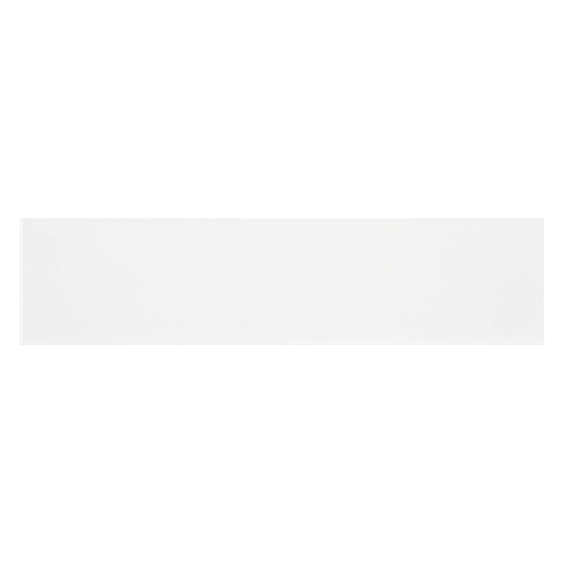 Revestimento de Parede Interno Monocolor Brilhante 10x40cm Borda Arredondada Paddington White Portobello