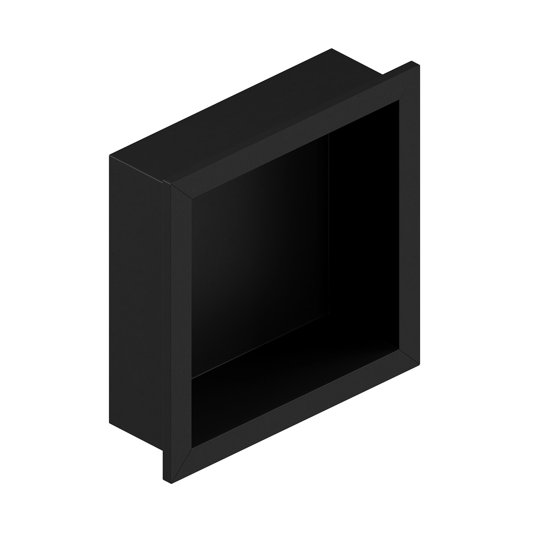 Nicho para Banheiro Preto Frame Fullblack 36x36x13cm Portobello
