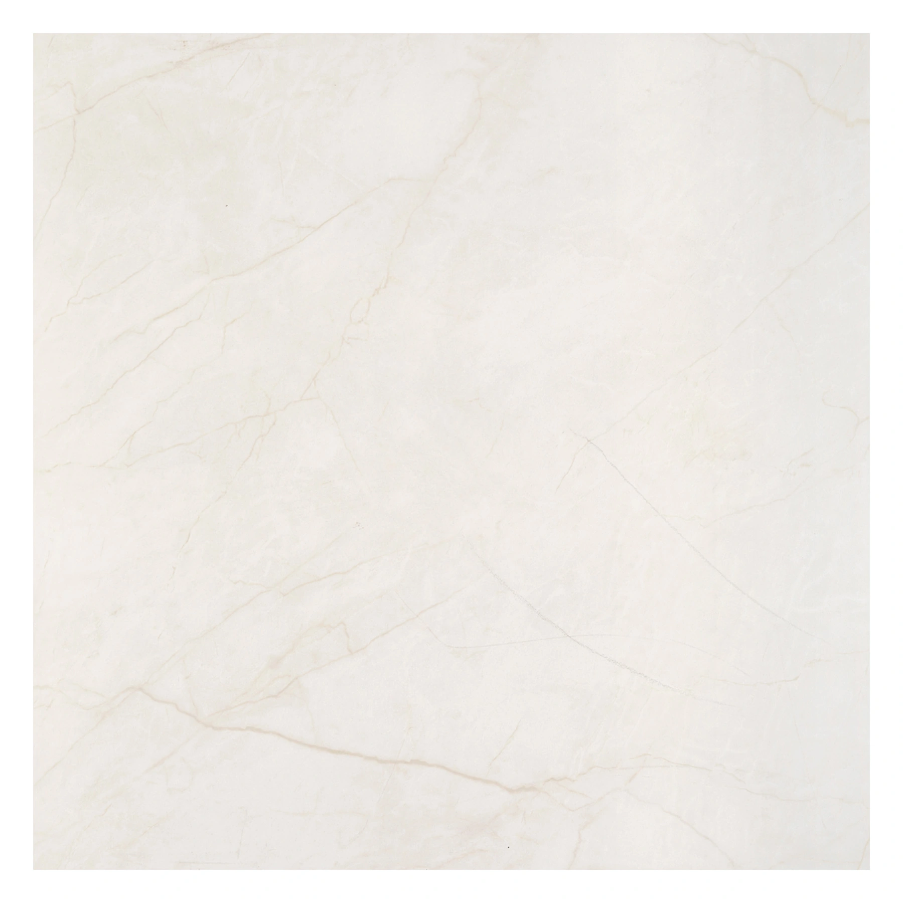 Porcelanato Marmorizado Acetinado Borda Reta Interno 80x80cm Spezia Bianco Portobello