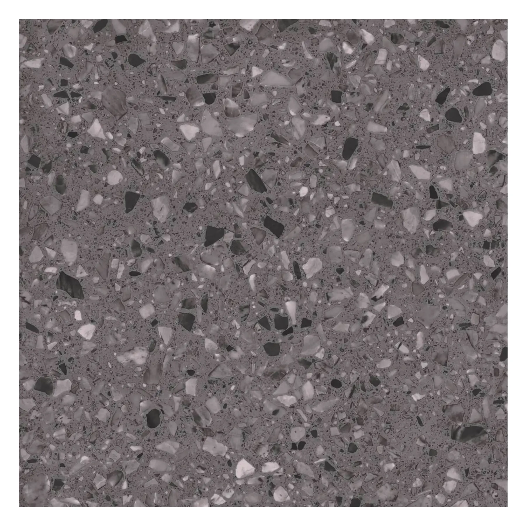 Porcelanato Pedra Acetinado Borda Reta Interno 120x120cm Samba Rock Graphite ST Portobello