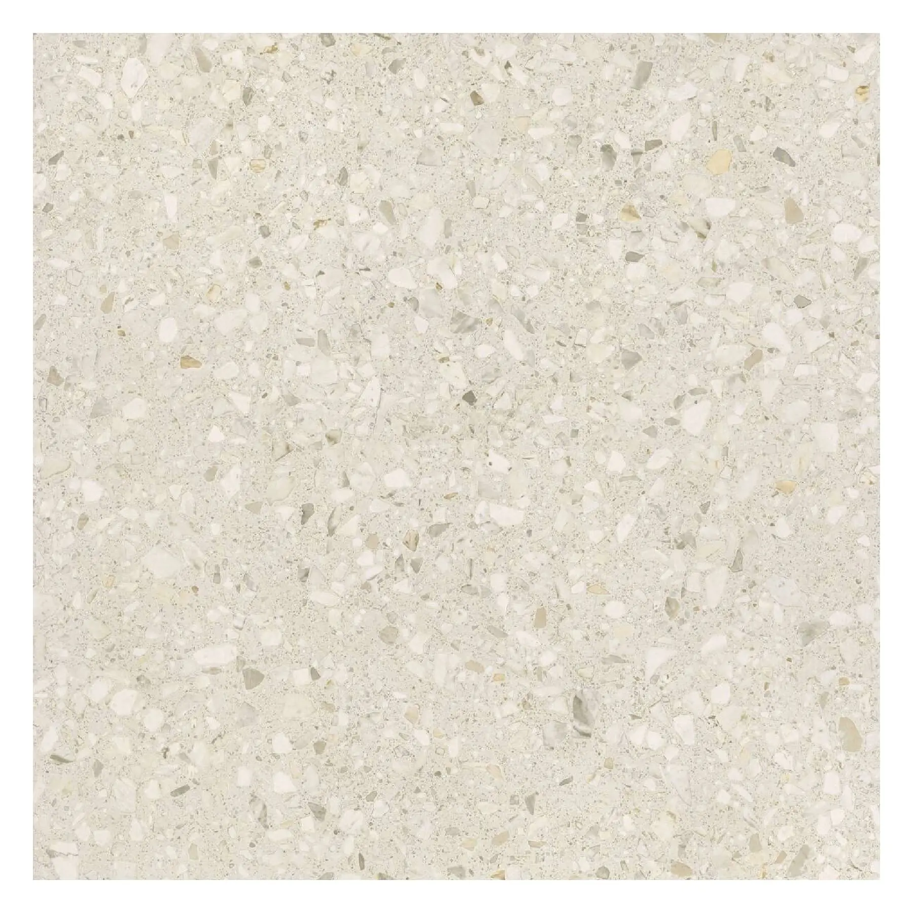 Porcelanato Decorado Acetinado Borda Reta Interno 90x90cm Samba Rock Off White Natural Portobello