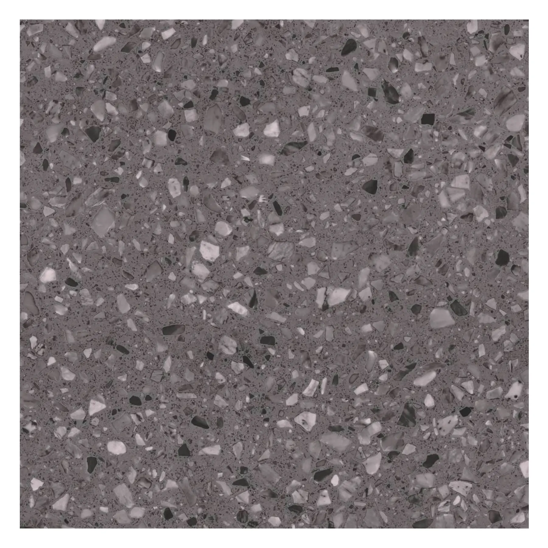 Porcelanato Pedra Borda Reta Externo 90x90cm Samba Rock Graphite Portobello