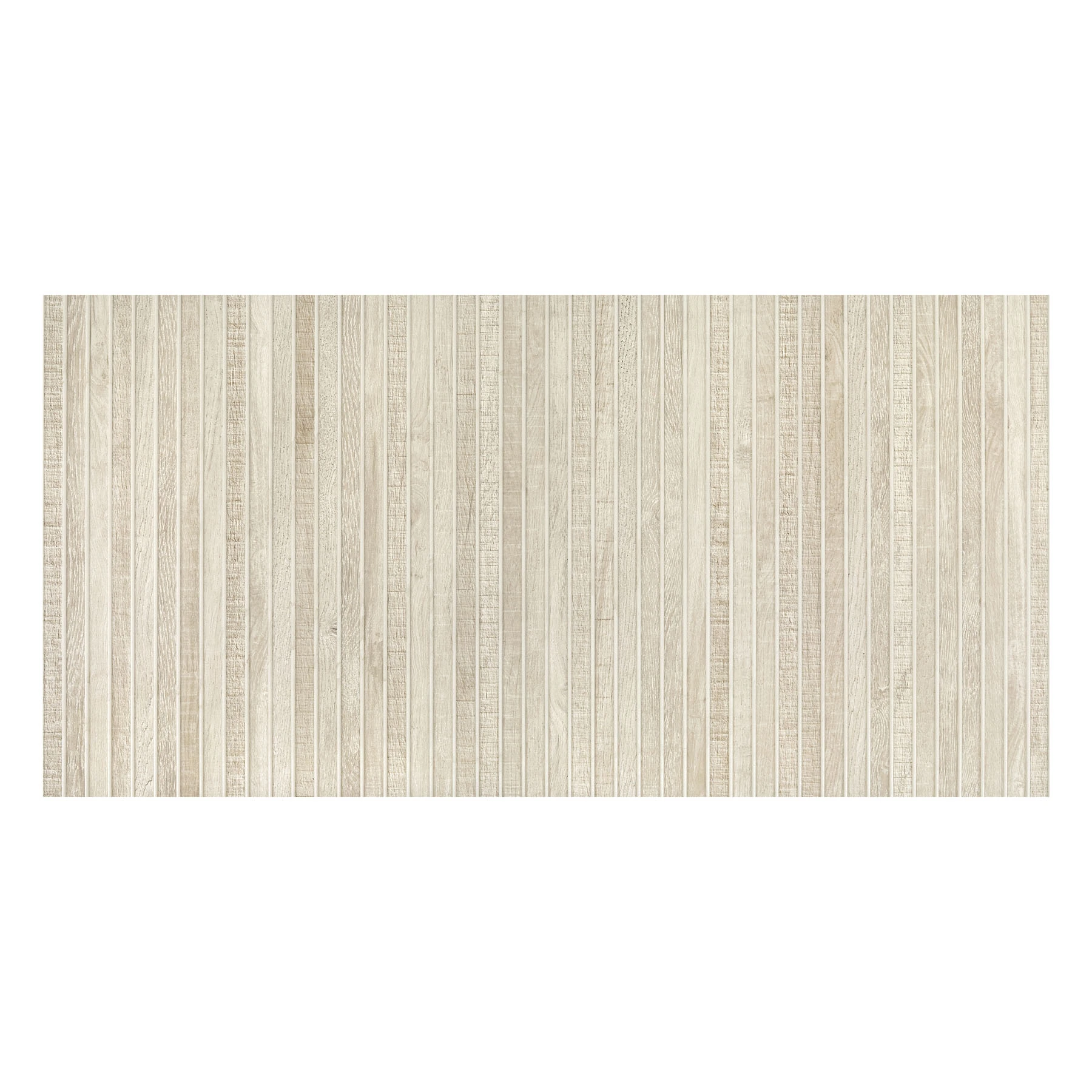 Revestimento de Parede Interno Amadeirado Acetinado 60x120cm Borda Reta Woody White Portobello