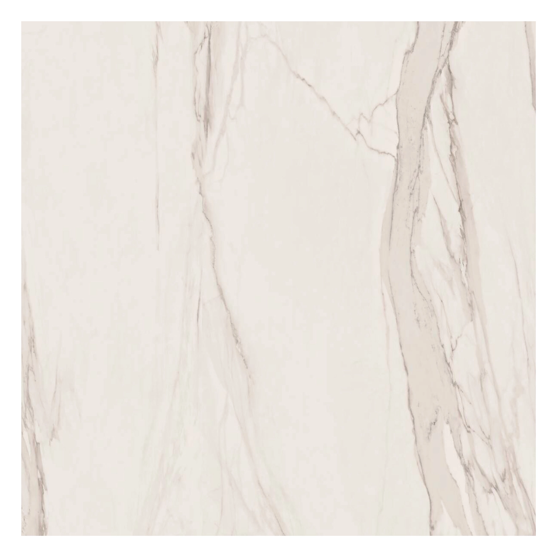 Porcelanato Marmorizado Acetinado Borda Reta Interno 160x160cm Charleston Branco Portobello