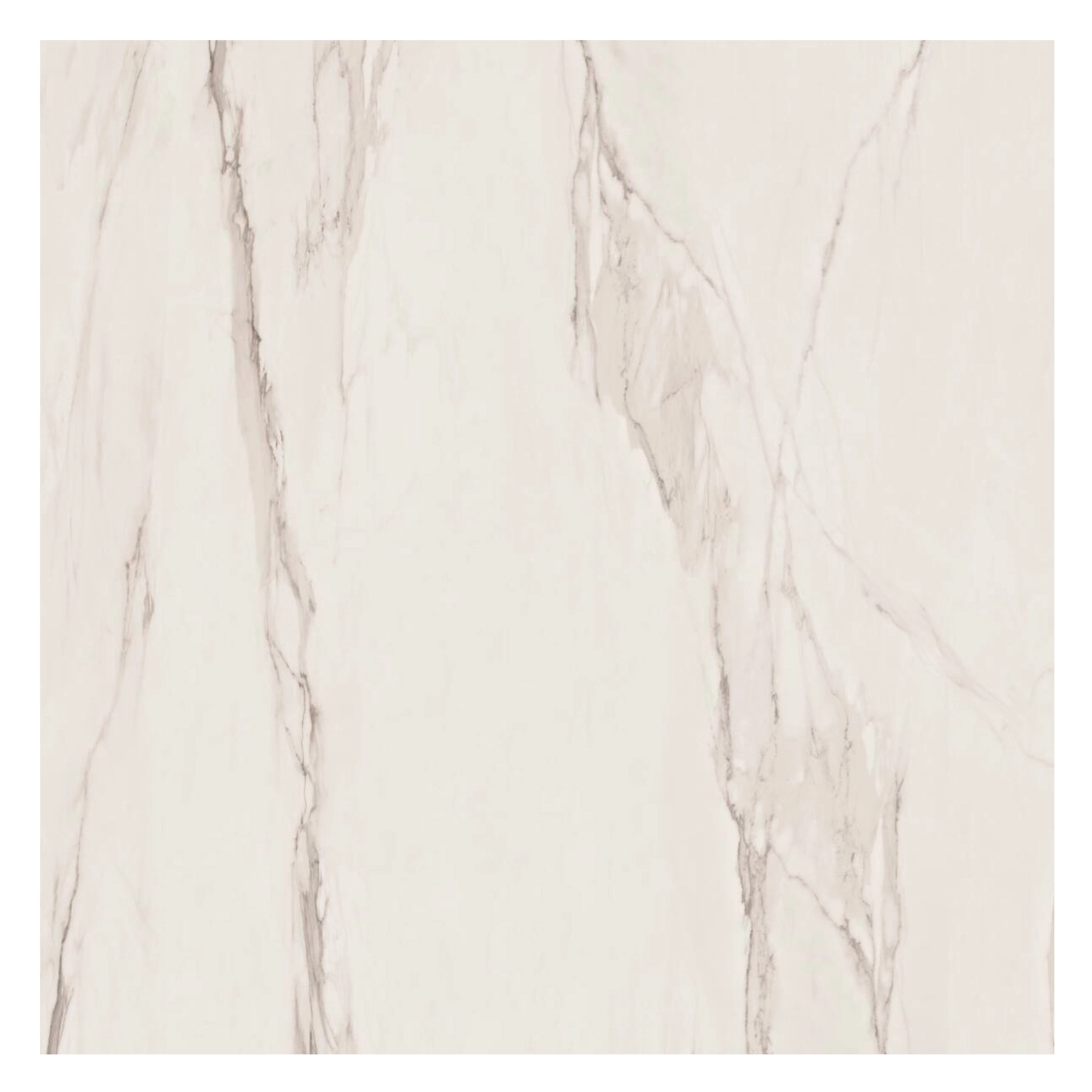 Porcelanato Marmorizado Polido Borda Reta Interno 160x160cm Charleston Branco Portobello