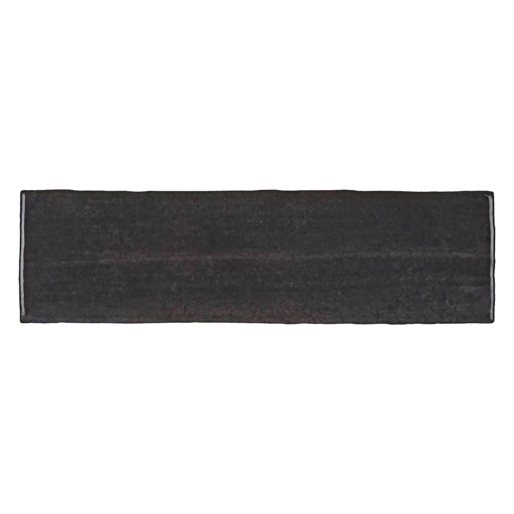 Revestimento de Parede Interno e Externo Tijolinho Brilhante 6,5x23cm Borda Arredondada Artfact Carbon Portobello