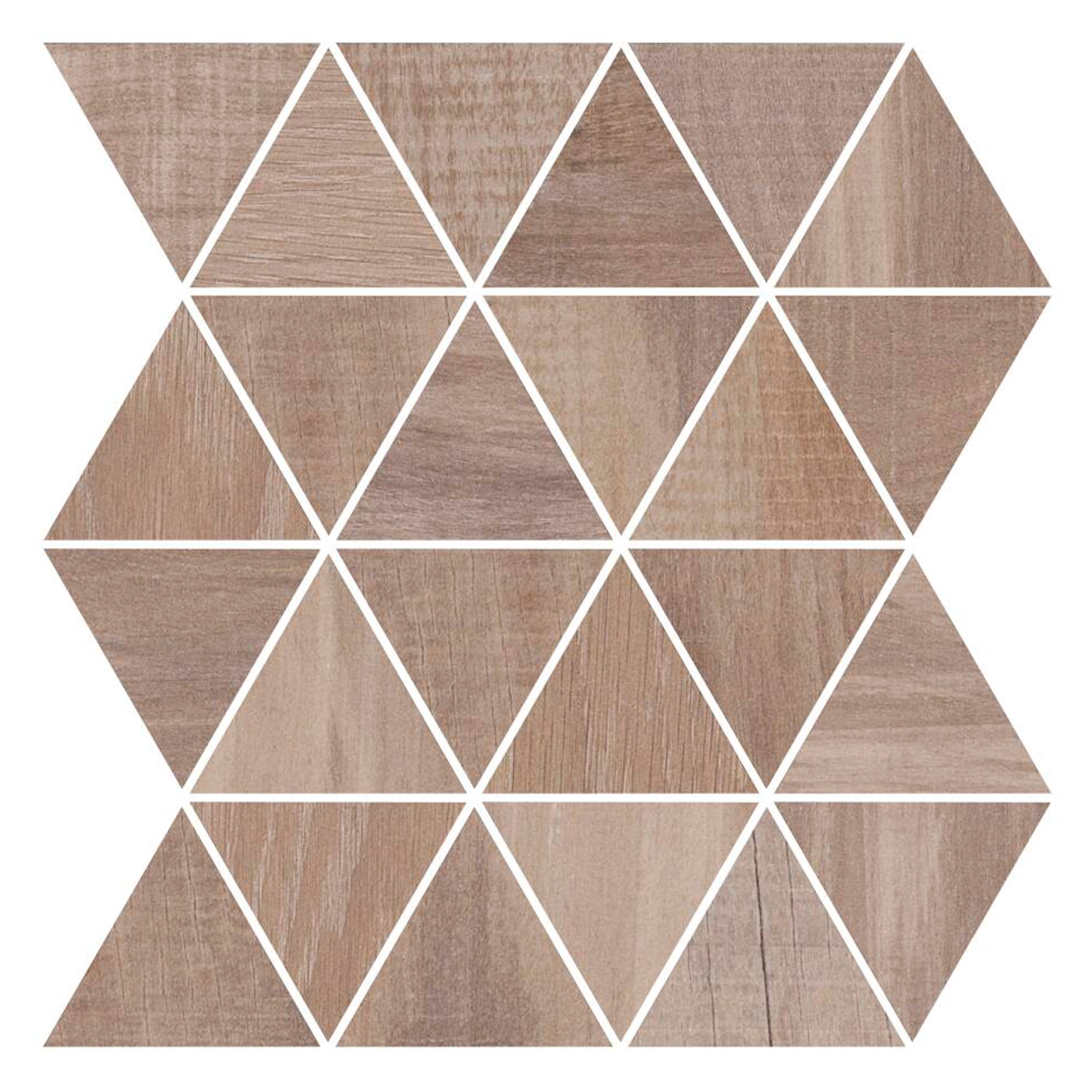 Revestimento de Parede Interno Amadeirado Acetinado 30x30cm Borda Reta Triangle Arca Tropical Portobello