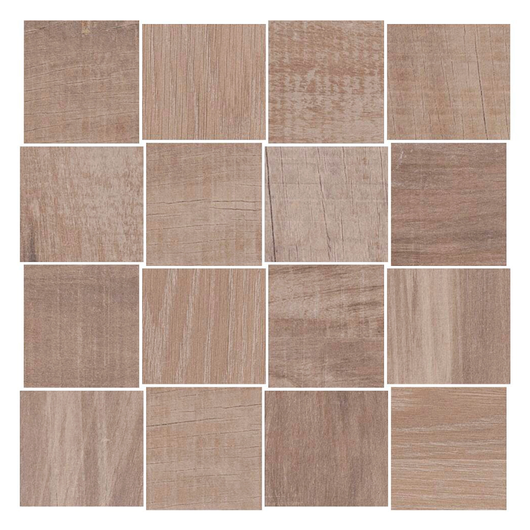 Revestimento de Parede Interno Amadeirado Acetinado 30x30cm Borda Reta Basket Arca Tropical Portobello