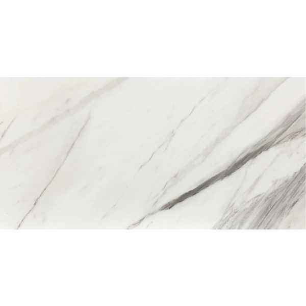 Porcelanato Interno Mármore Esmaltado Borda Reta Bianco Carrara 60x120cm Portobello