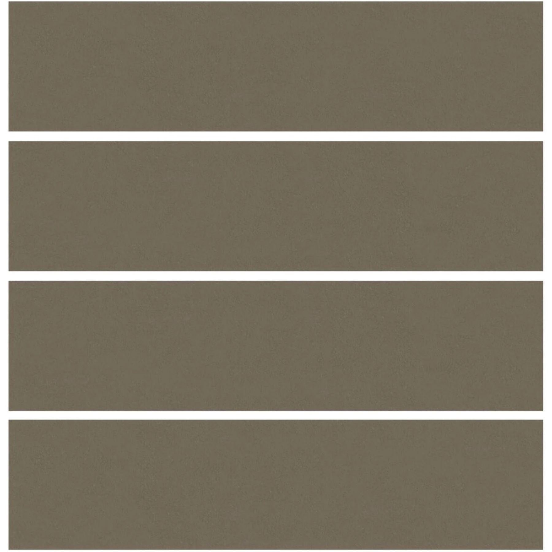 Revestimento para Fachada Monocolor Acetinado 9x37cm Borda Arredondada Surfaces Olive Portobello