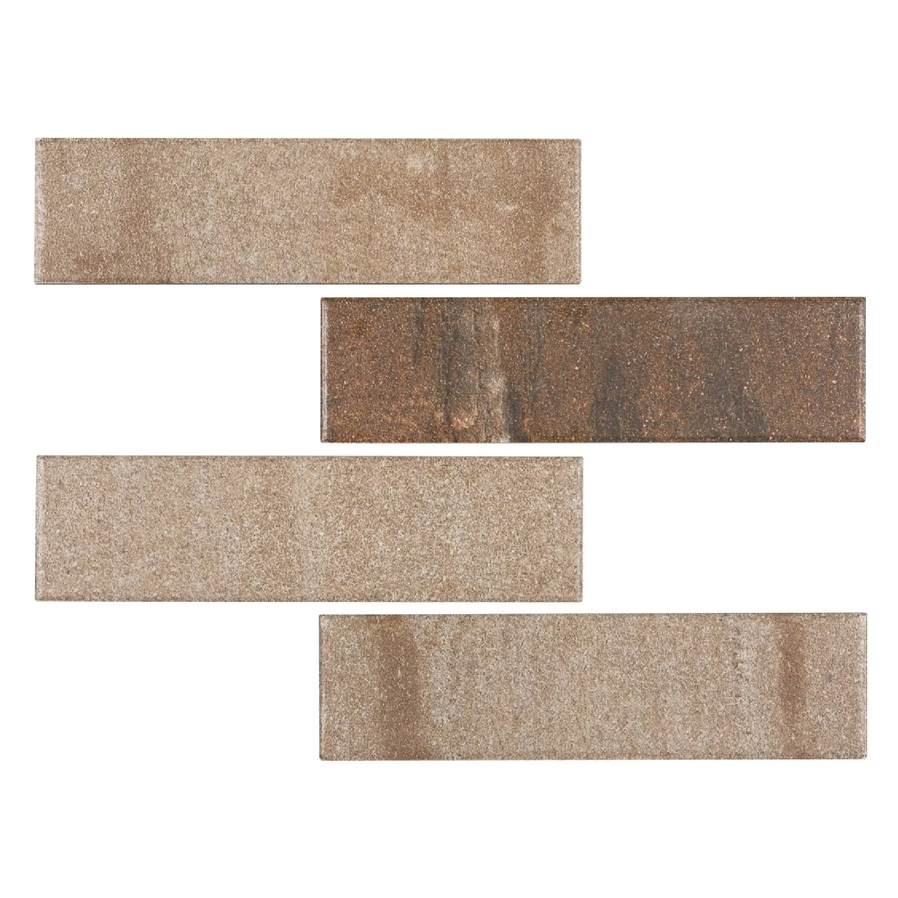 Revestimento para Fachada Tijolinho Fosco 7x26cm Borda Arredondada All Bricks Baltimore Reddish Portobello