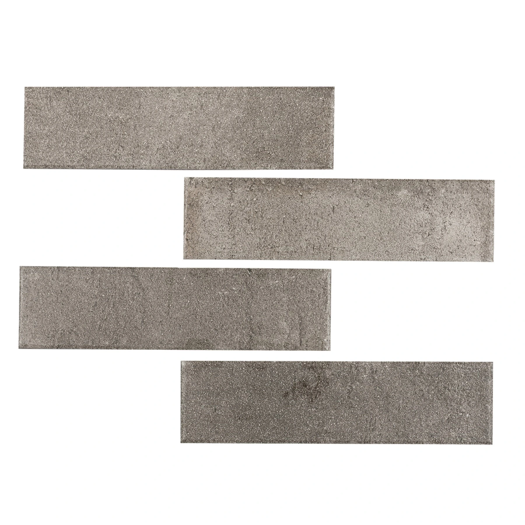 Revestimento para Fachada Tijolinho Fosco 7x26cm Borda Arredondada All Bricks Luton Ash Portobello