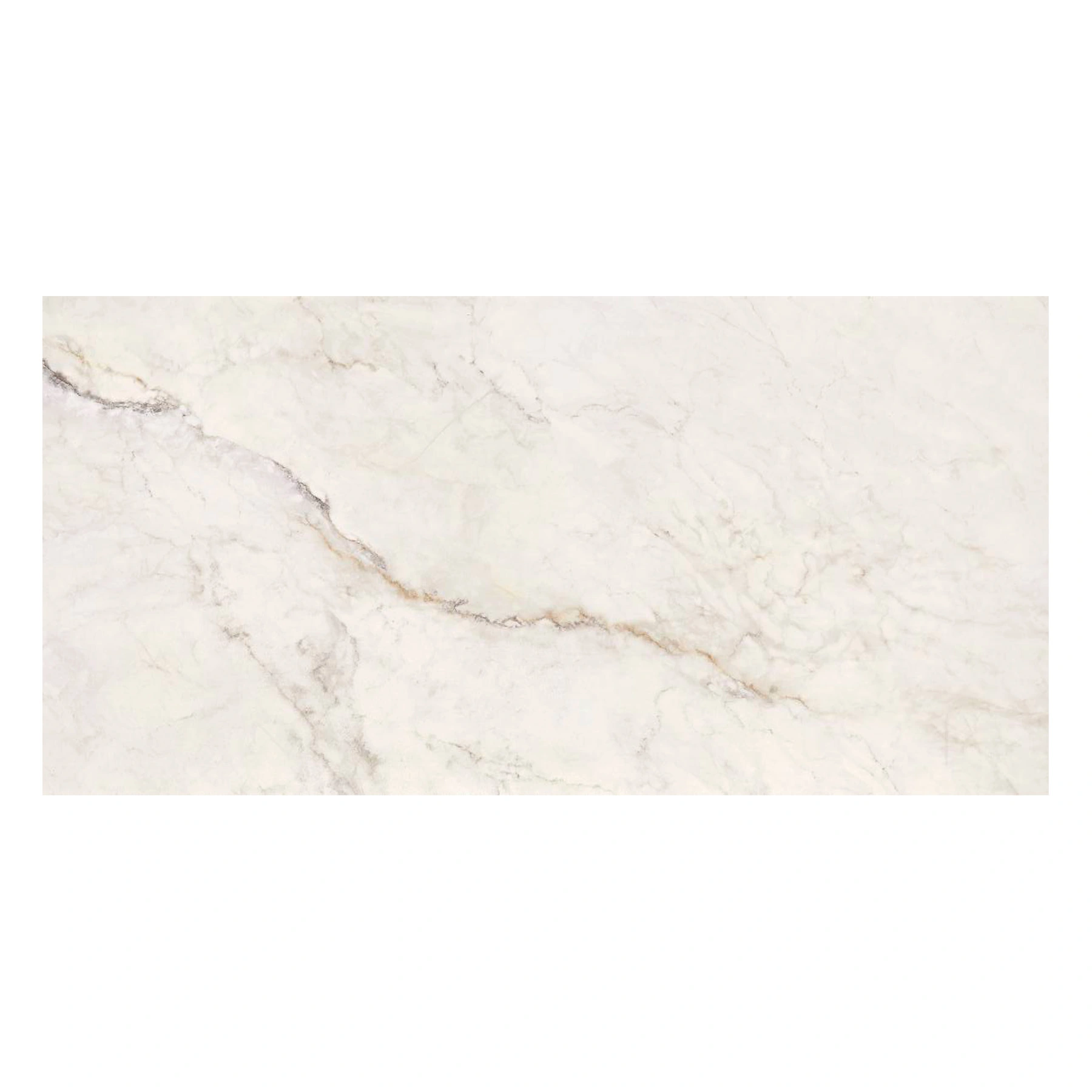 Porcelanato Marmorizado Polido Borda Reta Interno 60x120cm Apuano Oro Portobello
