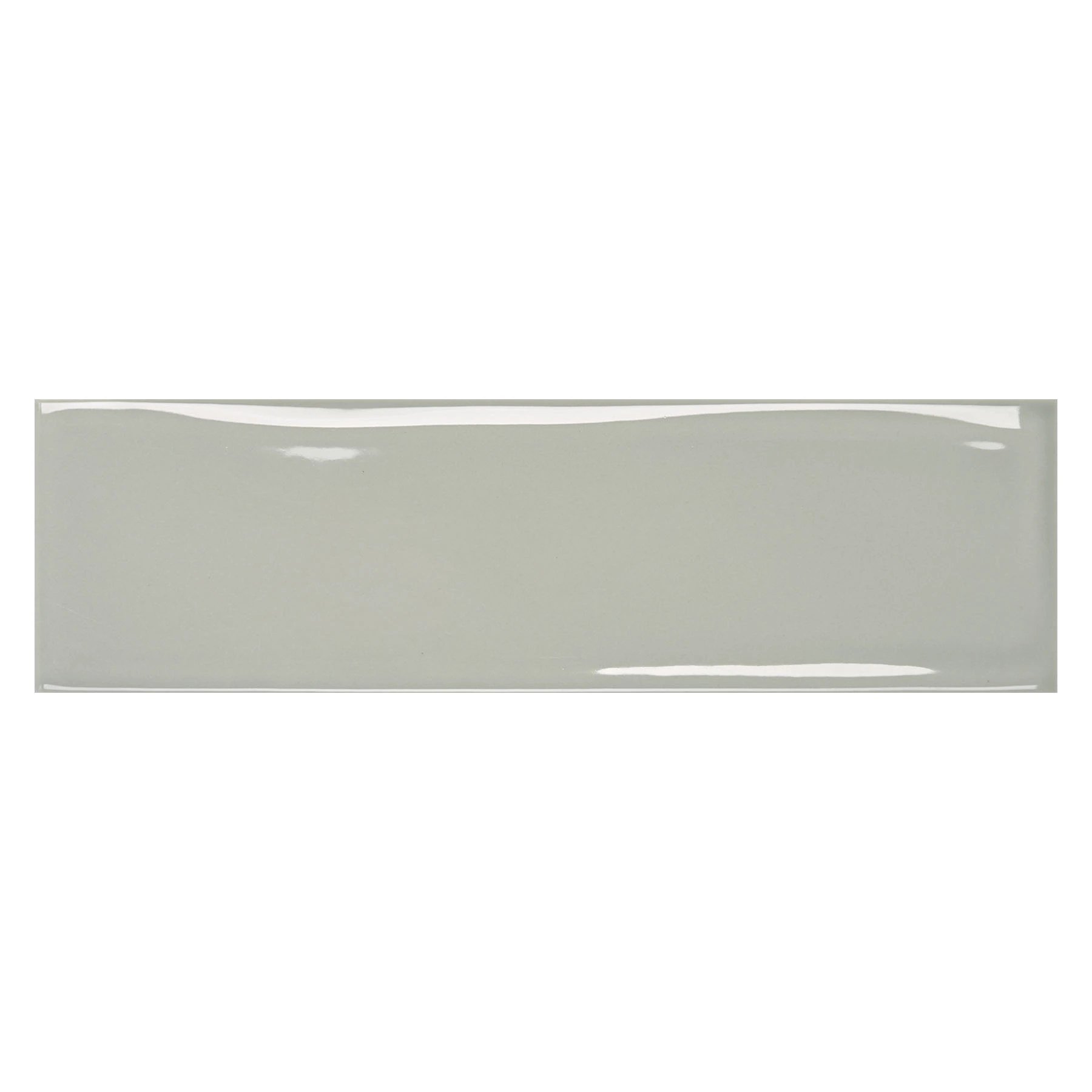 Revestimento de Parede Interno Monocolor Brilhante 7x24cm Borda Arredondada Vivant Sauge Portobello