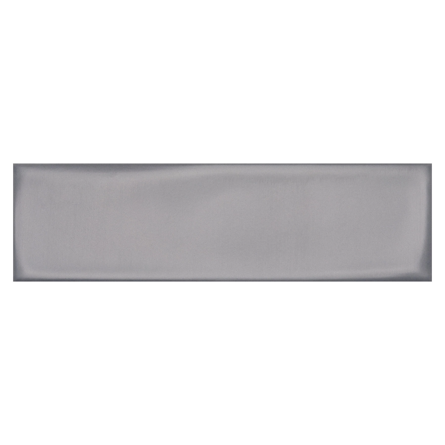 Revestimento de Parede Interno Monocolor Acetinado 7x24cm Borda Arredondada Vivant Fumme Portobello