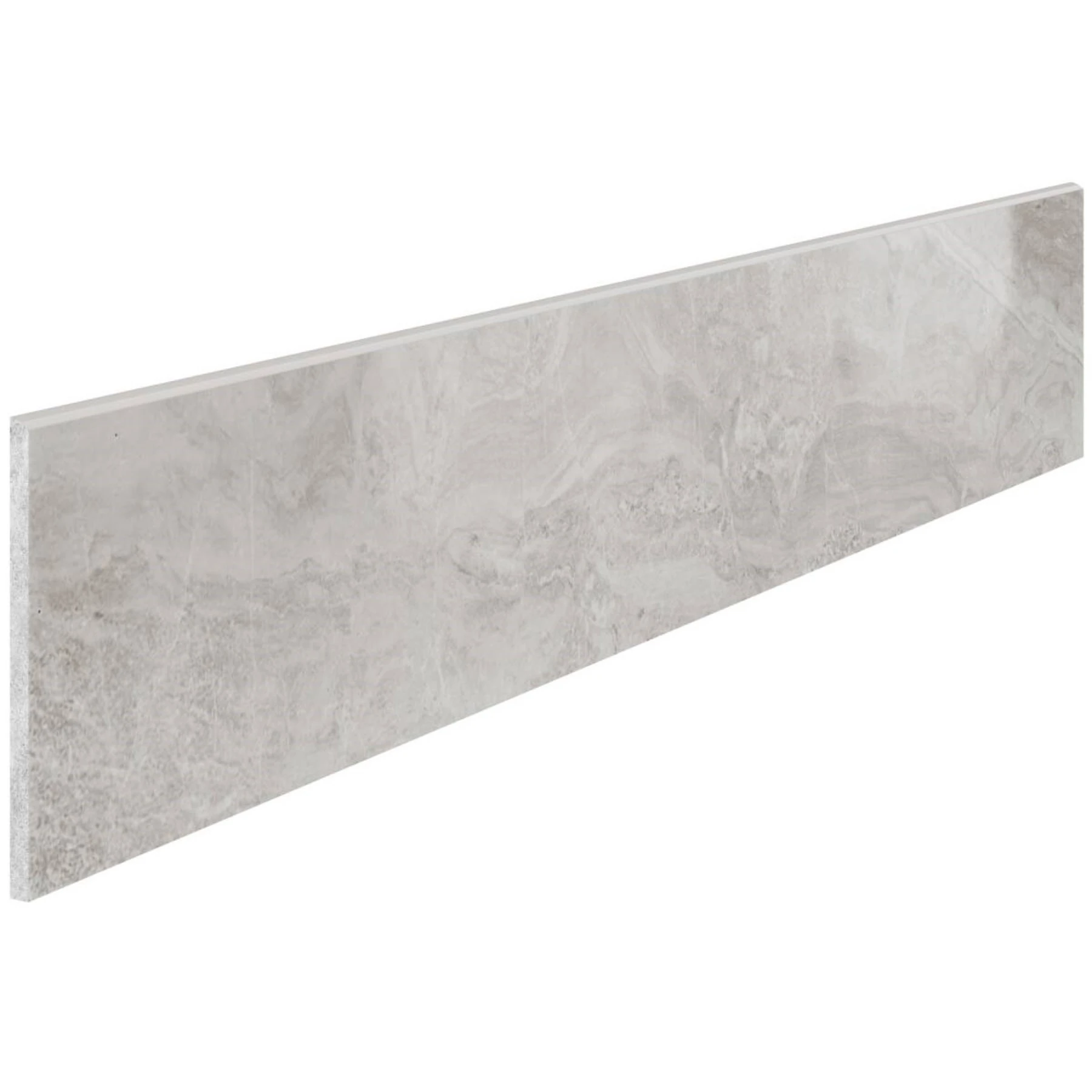 Rodapé Porcelanato Storm White 20x120cm Portobello