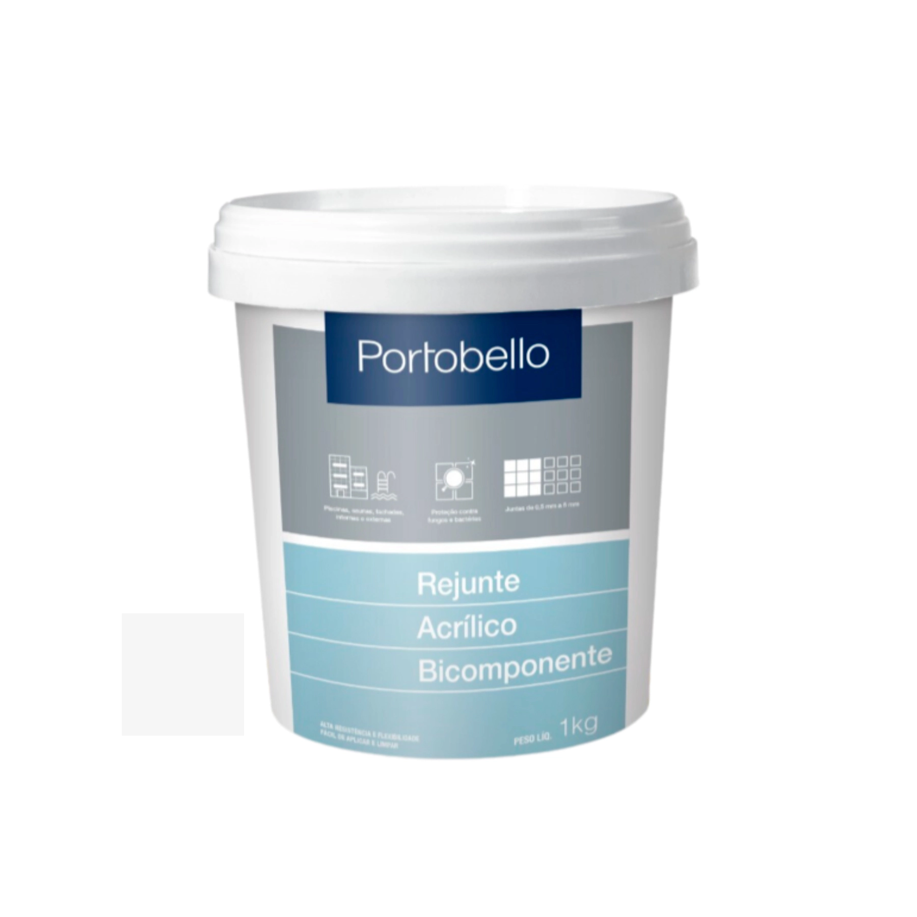Rejunte Acrílico Branco 1kg Portobello