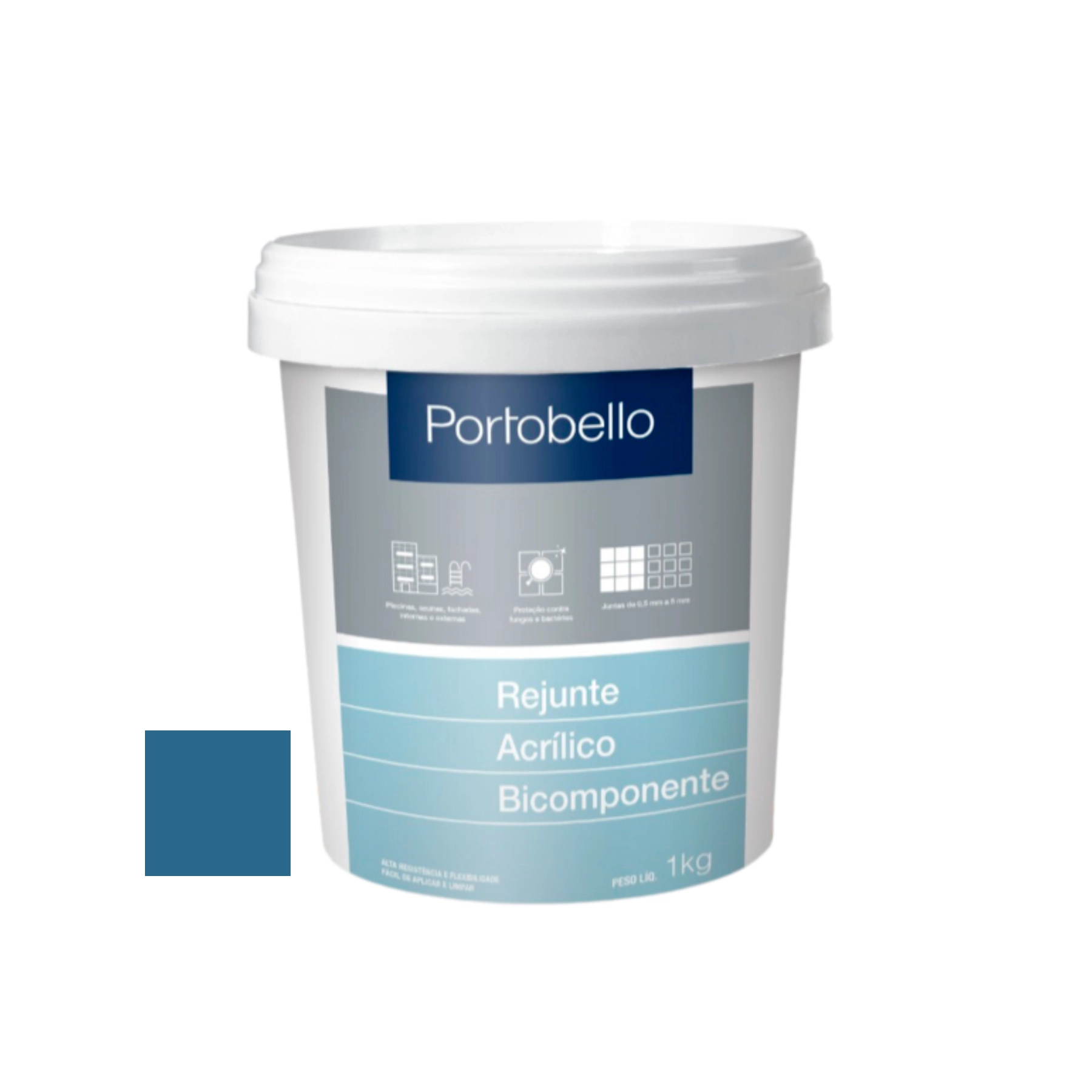 Rejunte Acrílico Azul Oceano 1kg Portobello