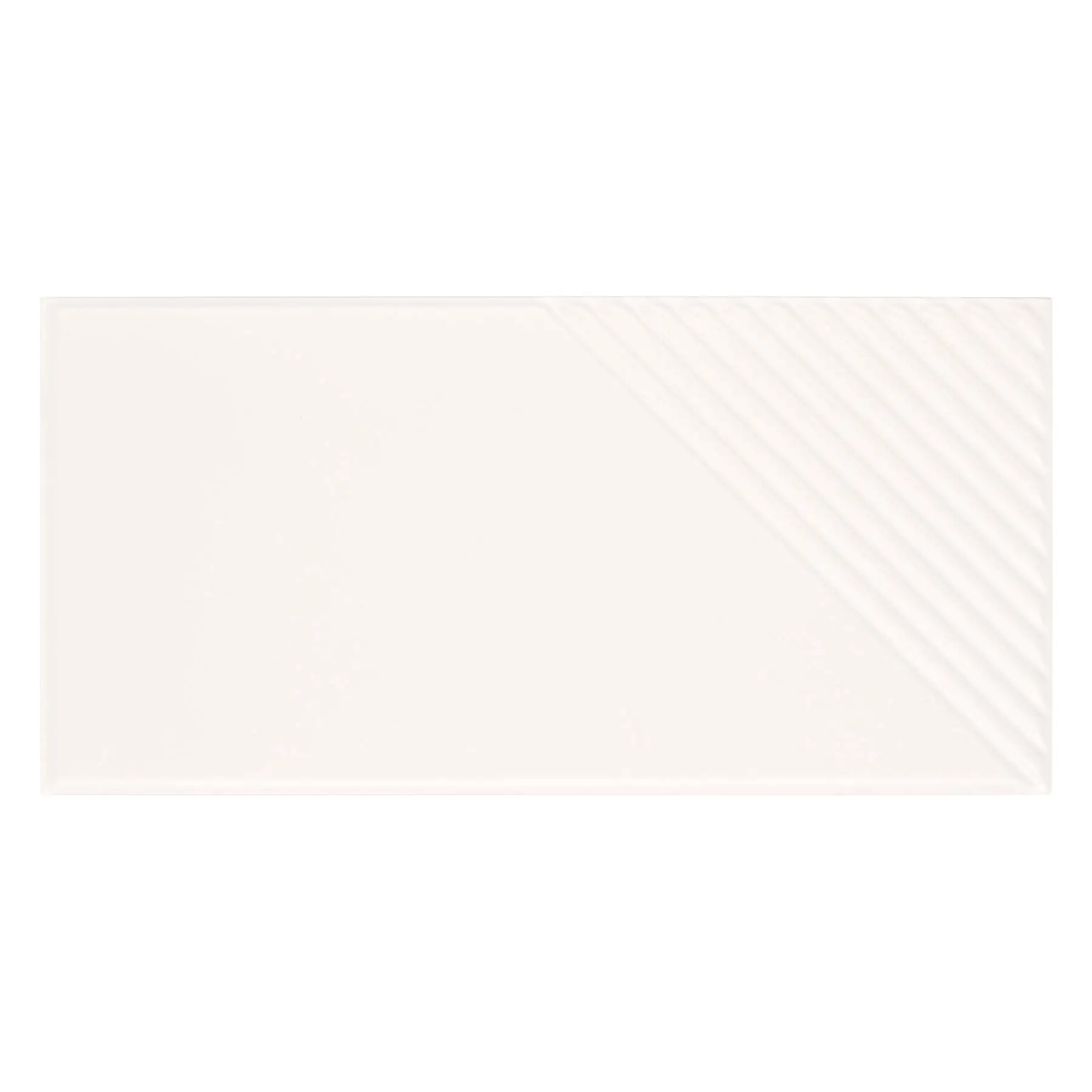 Revestimento de Parede Interno Monocolor Acetinado 10x20cm Borda Plana Supreme Branco Portobello