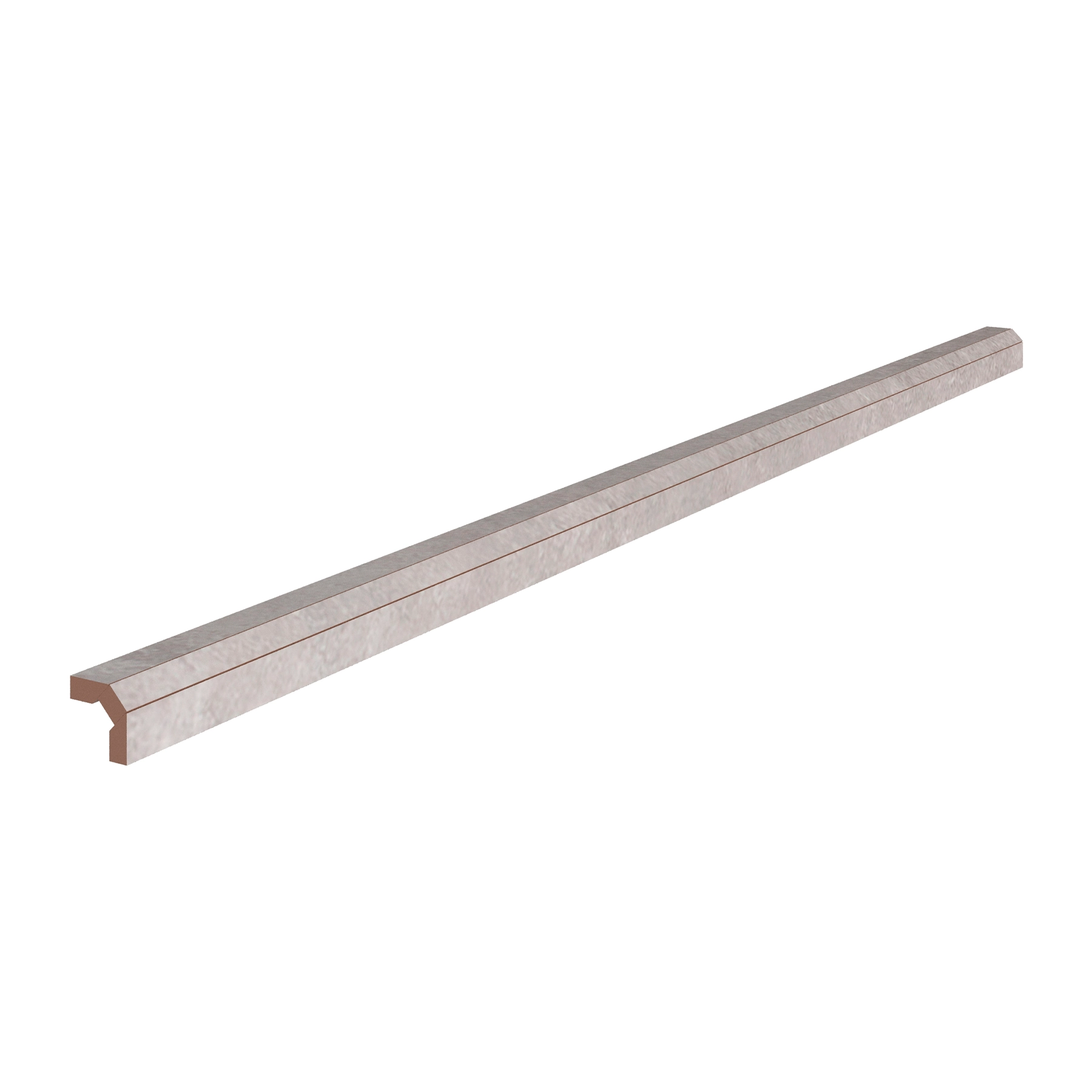 Borda de Piscina 4x90cm Borda Reta Nord Cement Portobello