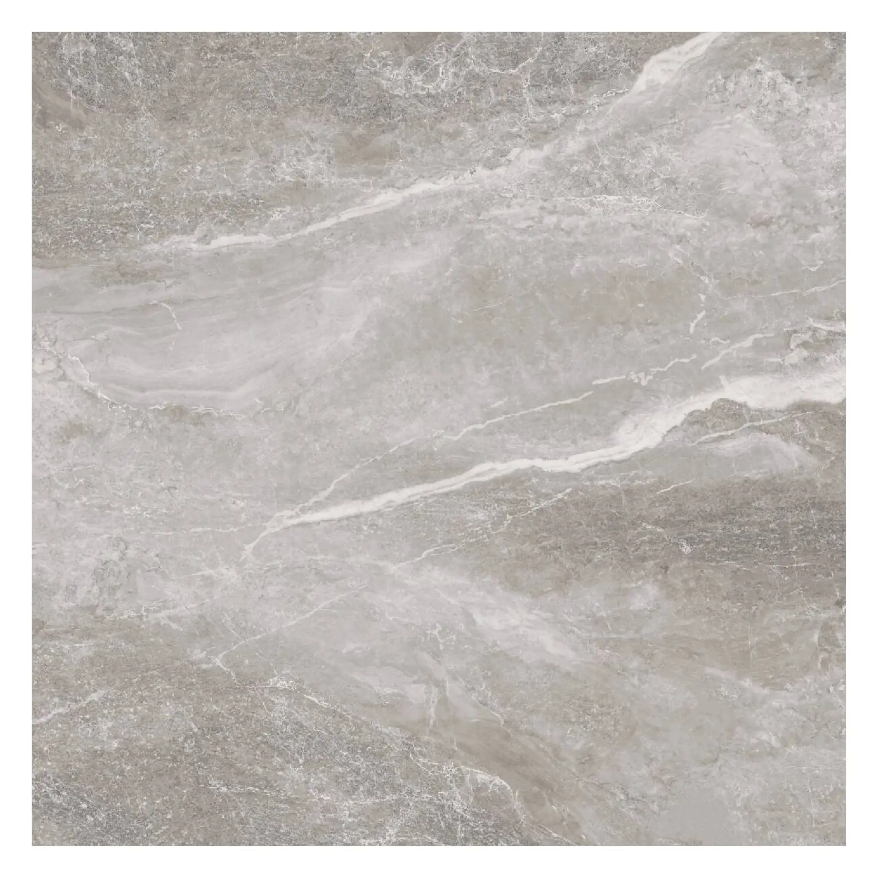 Porcelanato Marmorizado Polido Borda Reta Interno 90x90cm Storm White Portobello
