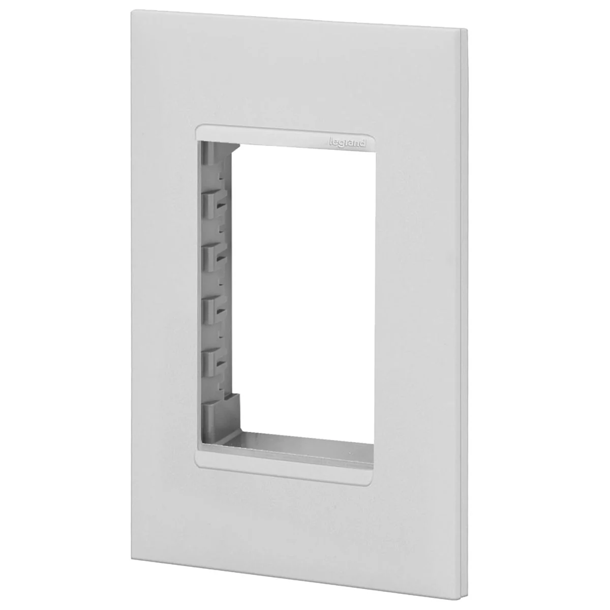 Placa 3 Módulos + Suporte 4x2 - Branco - Pial Plus +