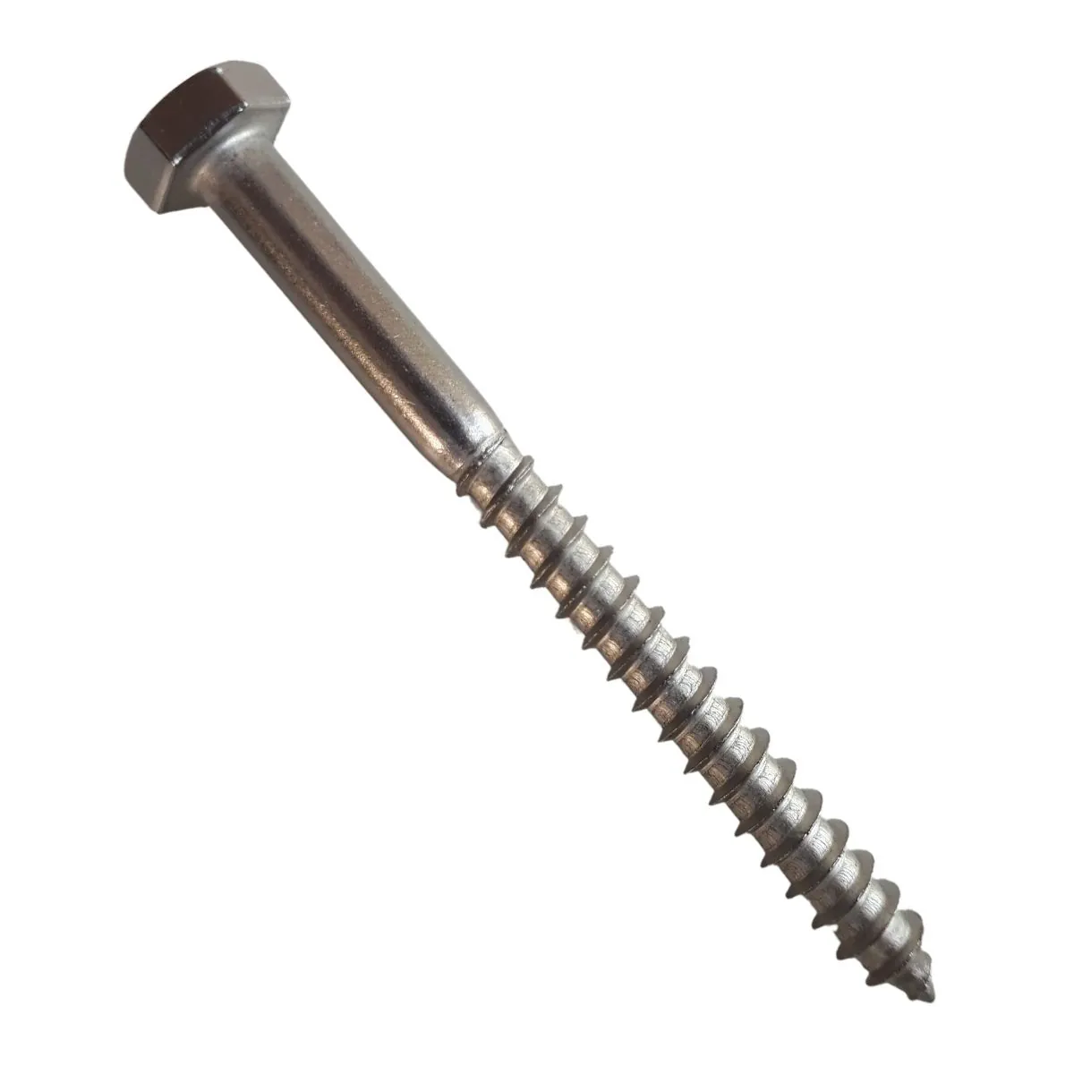 Parafuso Sextavado Rosca Soberba Aço Inox 304 Ciser 1/4 X 70mm 50 Pçs