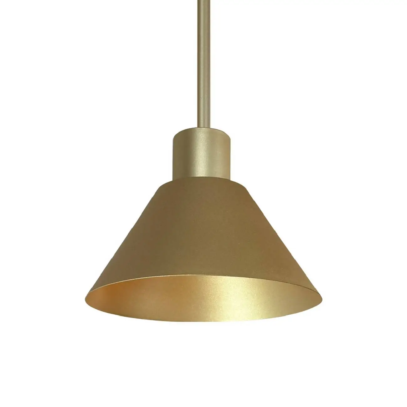 Pendente Moderno Tutu 20cm Champagne 1 Led Mr-16 Bivolt