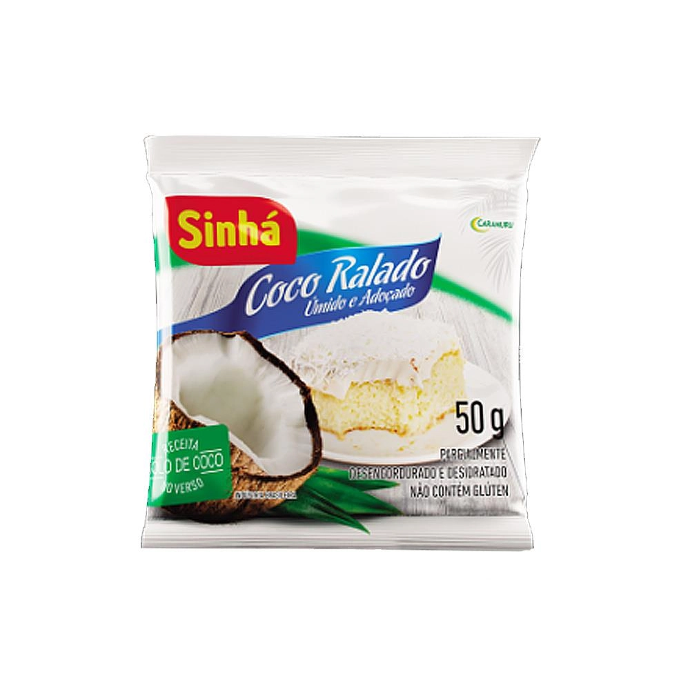 Coco Ralado Sinha 50g Umido Adocado