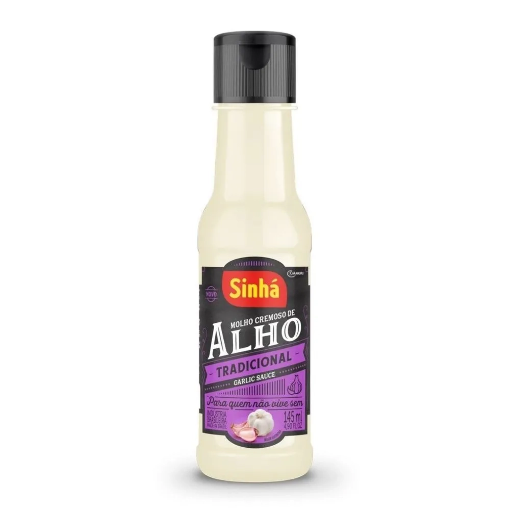 Molho De Alho Sinha Cremoso Trad Pet 145ml