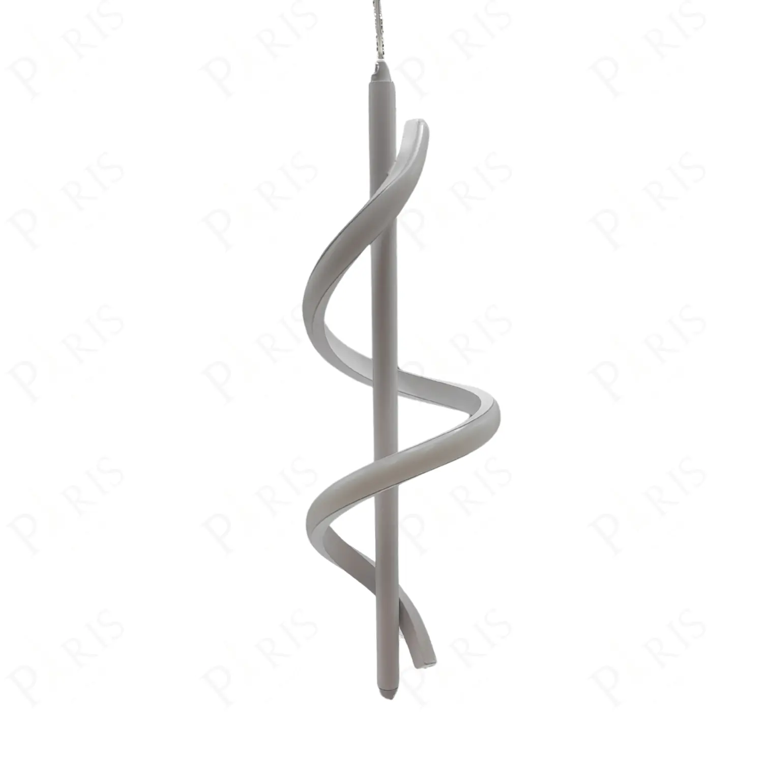 Pendente Espiral Branco 40cm Led 12w 3200k Bivolt