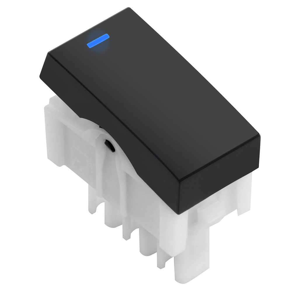 Módulo Interruptor Simples / Paralelo Led - Inova Preto Fosco - 85713